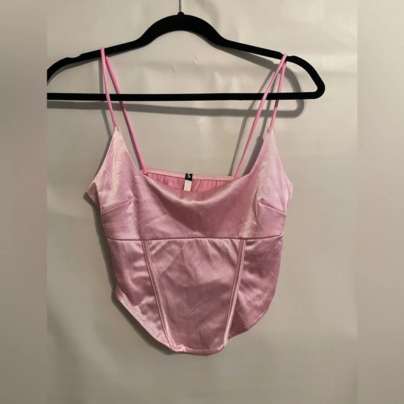 NWT ASOS ASYOU Satin Corset Cami - Picture 4 of 7